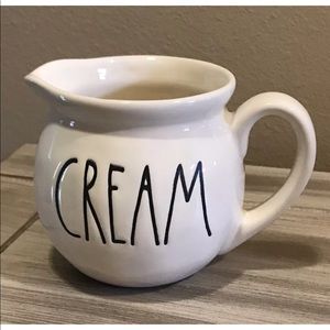 Large letter rae dunn creamer